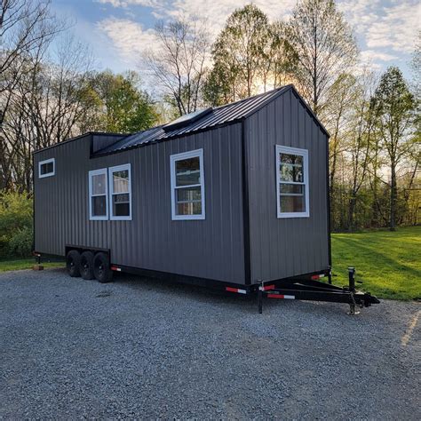 metal clad tiny house garage door|metal tiny houses.